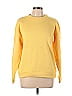 Exist Solid Yellow Pullover Sweater Size L - photo 1