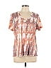 Sonoma Goods for Life 100% Cotton Acid Wash Print Batik Tie-dye Pink Short Sleeve T-Shirt Size L - photo 1
