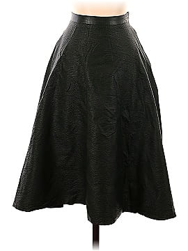 Signature Studio Faux Leather Skirt (view 1)