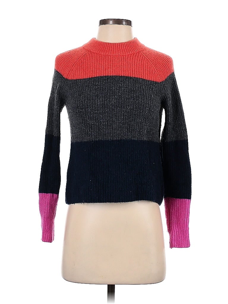 Pre-owned Banana Republic Wool Pullover Sweater In Red