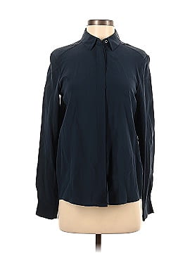 & Other Stories Long Sleeve Silk Top (view 1)