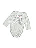 Hb Marled Graphic Silver Long Sleeve Onesie Size 0-3 mo - photo 1