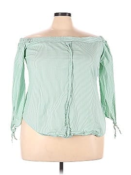 City Chic 3/4 Sleeve Blouse (view 1)