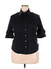 Escada 3/4 Sleeve Button Down Shirt