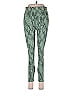 Fabletics Print Green Leggings Size 7 - 8 - photo 1