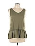 Charming Charlie Green Sleeveless Top Size L - photo 1