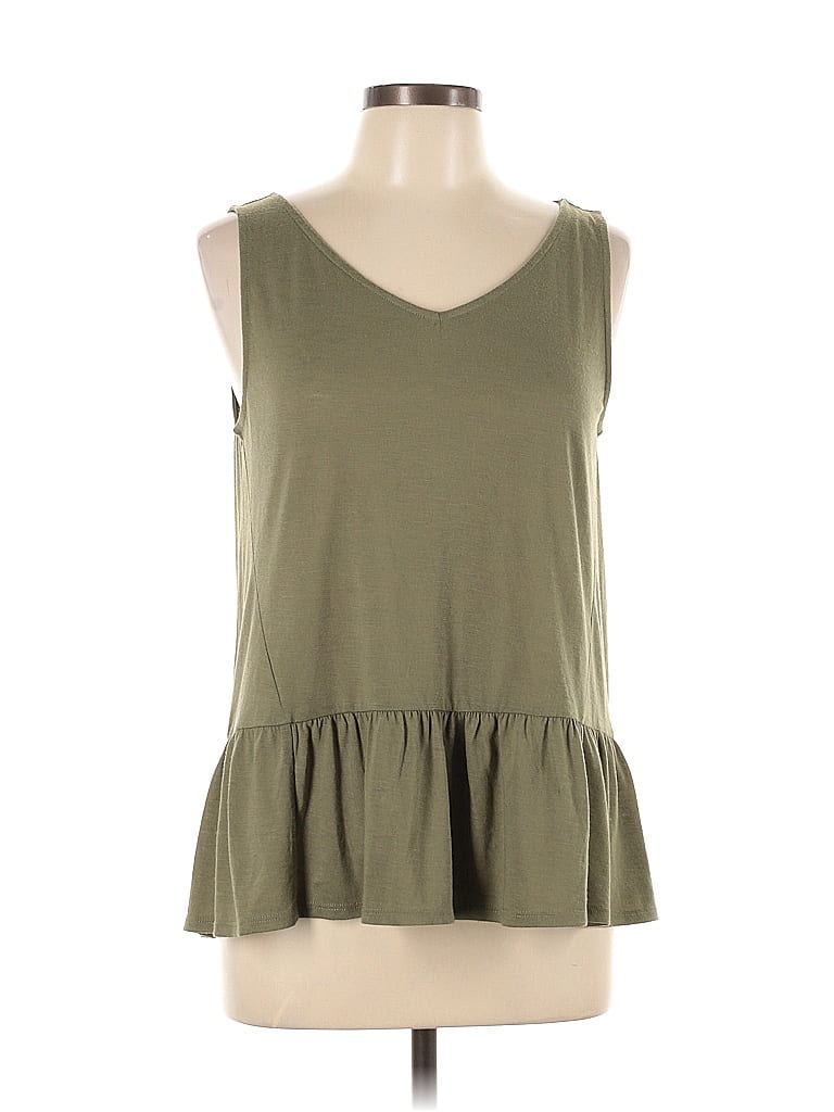 Charming Charlie Green Sleeveless Top Size L - photo 1