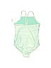 Gap Kids Tortoise Hearts Graphic Stripes Tropical Green One Piece Swimsuit Size 2X-large (Kids) - photo 2