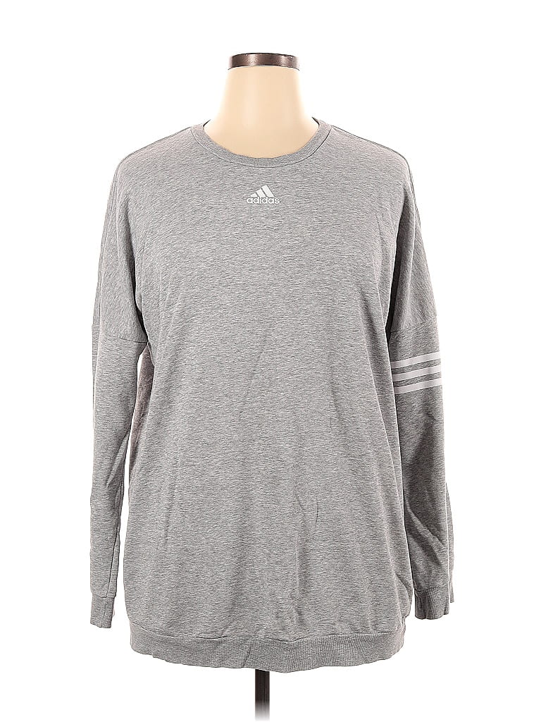 Adidas Silver Sweatshirt Size XL - photo 1