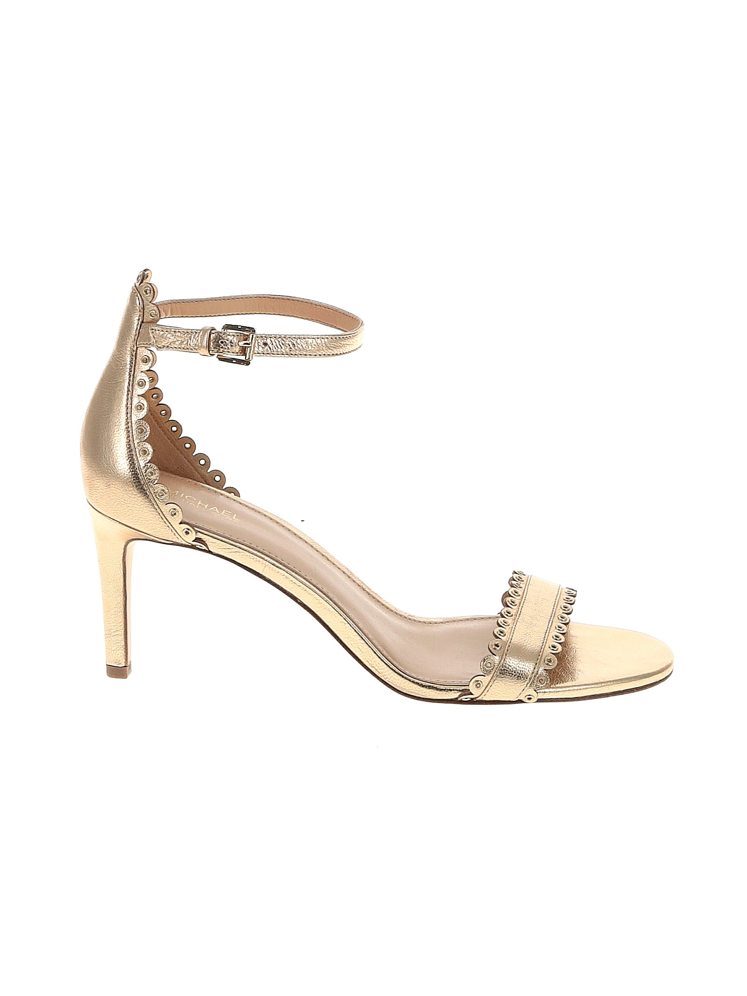 michael kors gold high heels