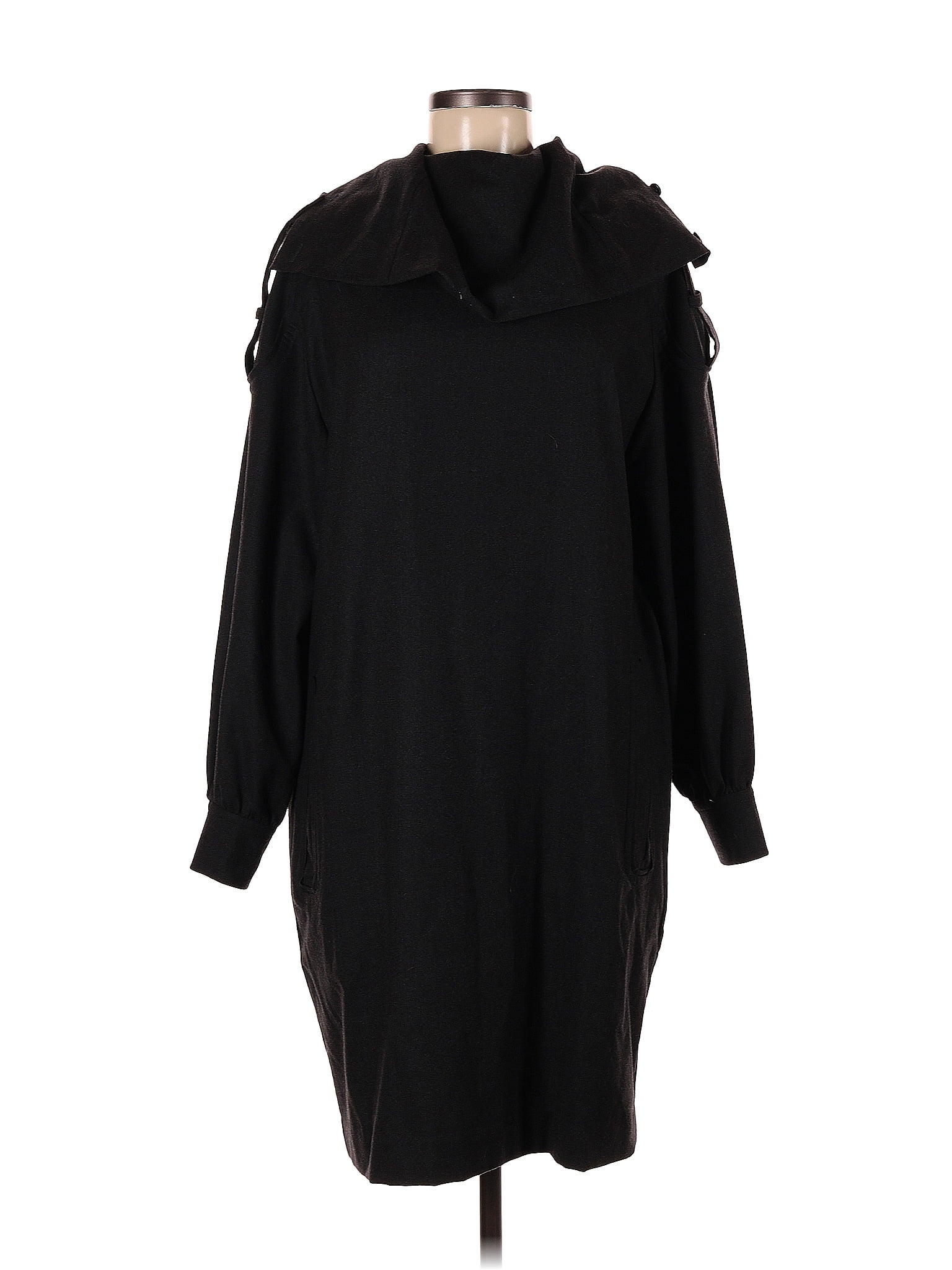 Yves Saint Laurent Rive Gauche Black Cocktail Dress Size 36 (EU) 84