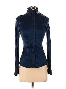 GUESS by Marciano Long Sleeve Silk Top (view 1)