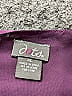 Dots 100% Polyester Color Block Purple Long Sleeve Blouse Size XL - photo 3