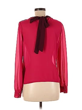 Champagne & Strawberry Long Sleeve Blouse (view 2)