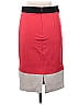 Amanda + Chelsea Solid Color Block Red Casual Skirt Size 8 - photo 2