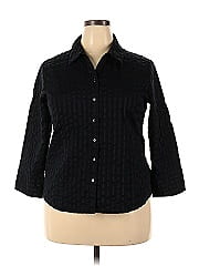 Jm Collection Long Sleeve Button Down Shirt