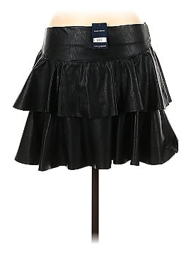 Lucky Brand Faux Leather Skirt (view 2)