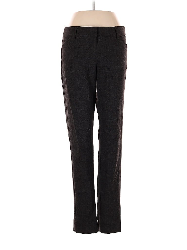 Express Design Studio Marled Chevron-herringbone Black Casual Pants Size 4 - photo 1