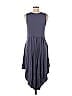 Unbranded Solid Gray Casual Dress Size M - photo 2