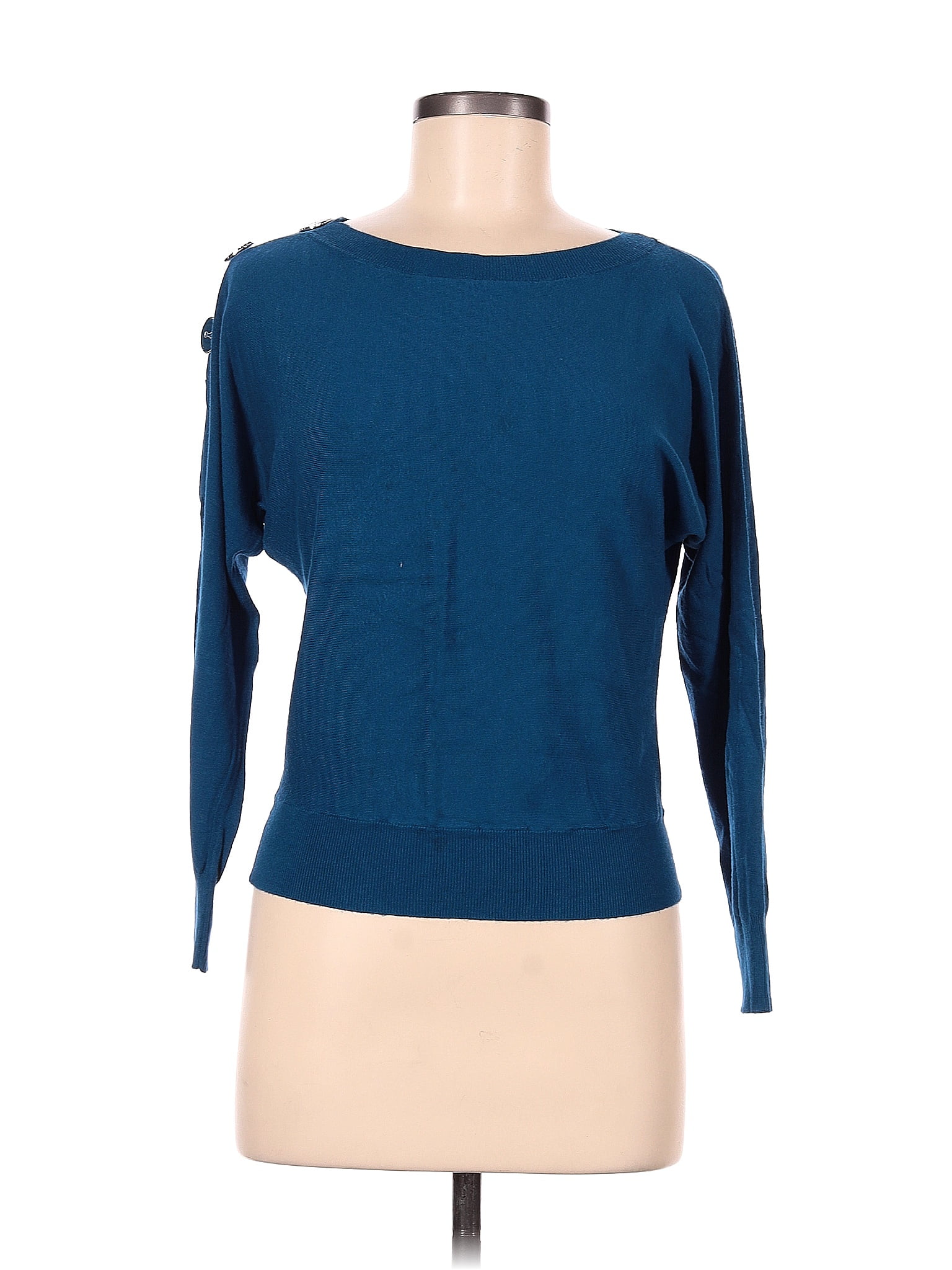 7th Avenue Design Studio New York & Company Blue Pullover Sweater Size ...