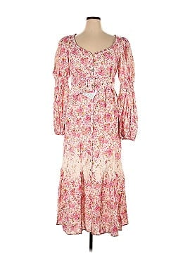 by TiMo Lace Trimmed Floral Midi Dress (view 1)