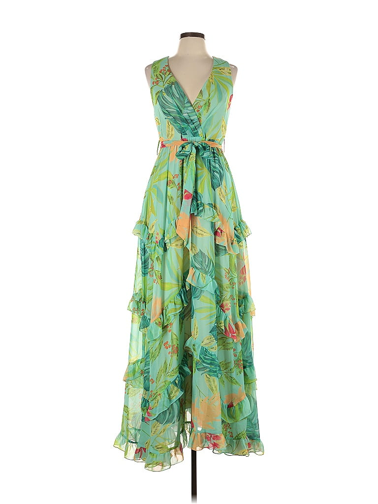 Polyester Tropical Dress main image 1