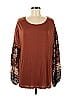Hailey & Co. Batik Brown Pullover Sweater Size M - photo 1
