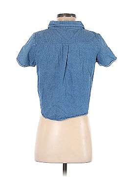 Brandy Melville Short Sleeve Button-Down Shirt (view 2)