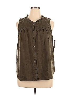 Sonoma Goods for Life Sleeveless Button-Down Shirt (view 1)