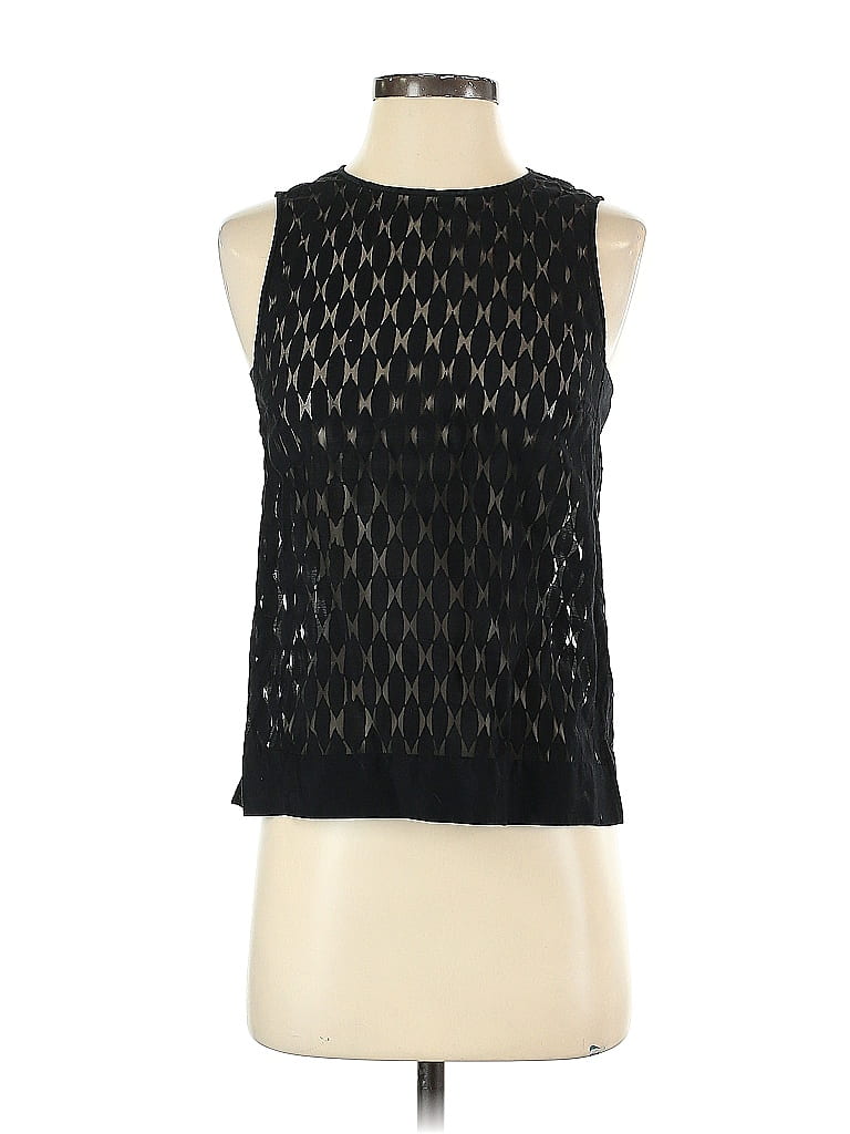 Fossil Black Sleeveless Blouse Size XS - photo 1