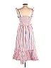 Draper James 100% Cotton Stripes Pink Casual Dress Size Lg (Estimated) - photo 2