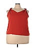 Shein 100% Polyester Orange Red Sleeveless Blouse Size 3X (Plus) - photo 1