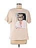 Marilyn Monroe 100% Cotton Print Tan Short Sleeve T-Shirt Size M - photo 1