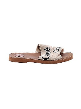 Chloé Canvas Woody Sandals (view 1)