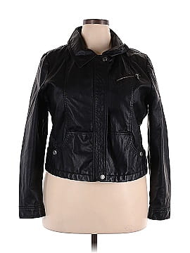 Deb Faux Leather Jacket (view 1)