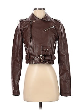Windsor Faux Leather Jacket (view 1)