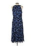 Tommy Hilfiger Floral Motif Acid Wash Print Blue Casual Dress Size 12 - photo 2