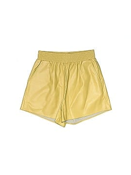 Molly Green Faux Leather Shorts (view 1)