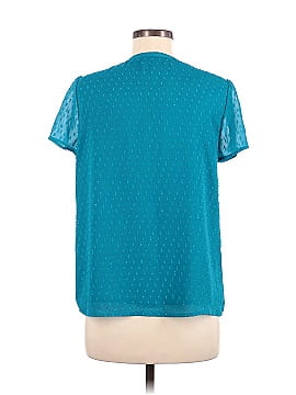 Skies Are Blue Short Sleeve Blouse (view 2)