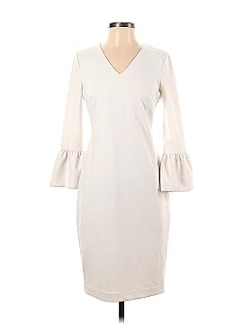 Calvin Klein Designer White Dress, Flare Sleeves, Work, Classy, Wedding Dress (view 1)