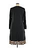 Unbranded 100% Polyester Animal Print Leopard Print Black Casual Dress Size XL - photo 2