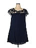 Sheilay Blue Casual Dress Size 3X (Plus) - photo 1