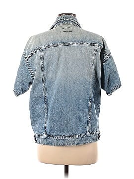 Current/Elliott RARE vintage short-sleeved oversized Denim Jacke (view 2)