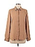 Express 100% Polyester Brown Long Sleeve Blouse Size M - photo 1