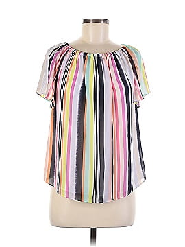 London Times Short Sleeve Blouse (view 1)