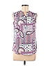 Cynthia Rowley TJX 100% Polyester Purple Sleeveless Blouse Size S - photo 1