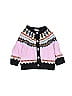 Hanna Andersson 100% Cotton Fair Isle Pink Cardigan Size 60 (CM) - photo 1