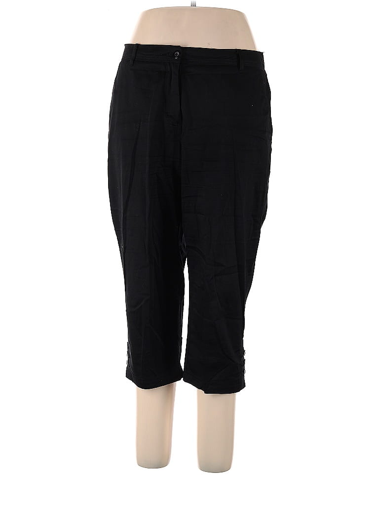 Croft & Barrow Black Casual Pants Size 14 - photo 1