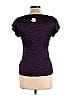 DressBarn 100% Polyester Purple Short Sleeve Top Size L - photo 2