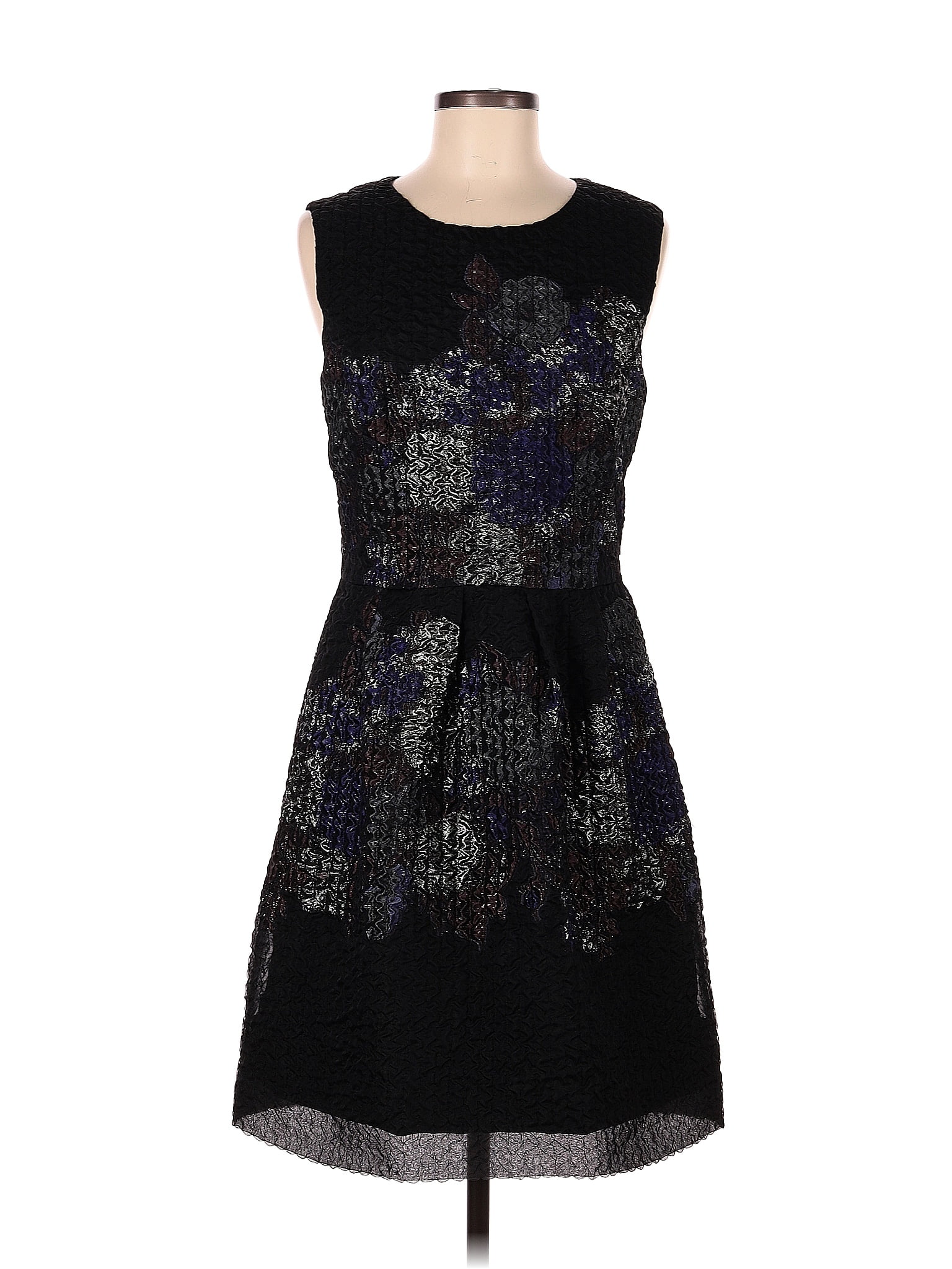 Delarose Padded Dress (Black)